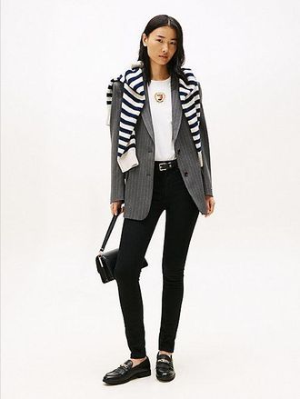 Tommy Hilfiger Como Mid Rise Skinny Black Jeans