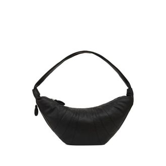Christophe Lemaire Large Croissant Leather Shoulder Bag