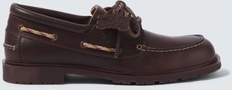 Burberry Leather boat shoes