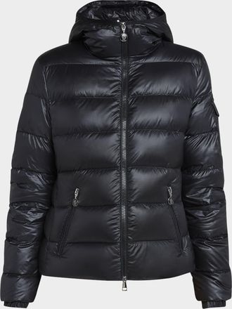 Moncler Gles Hooded Down Jacket