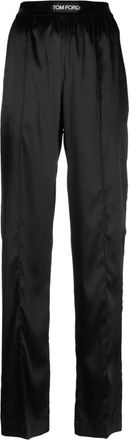 Tom Ford Pantaloni Dritti Con Applicazione-Donna