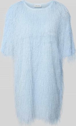 Copenhagen Muse Minikleid mit Fransen Modell FALLON in Hellblau, Gr&ouml;&szlig;e XL