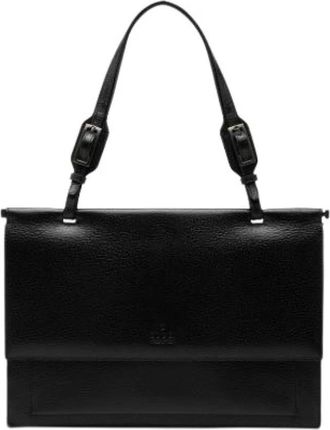 Gucci Pre-owned Vintage Schoudertas - Dames - Vintage Schoudertas - Zwart - ONE Size - Leer - Vintage