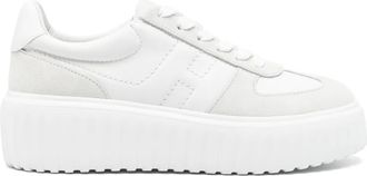 Hogan H-Stripes sneakers met plateauzool - Wit