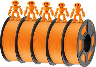 OEM Filamento Para Impresora 3d, Acabado Mate, Sin Obstrucciones, Pla Naranja Mate