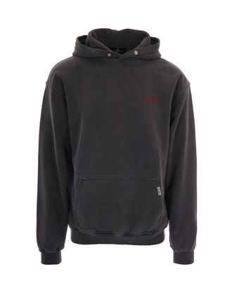 Represent Washed Black Owners Club Heavy Cotton Hoodie