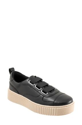 Trotters Bliss Platform Sneaker in Black at Nordstrom, Size 10