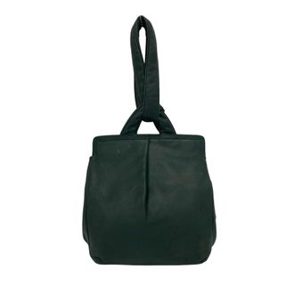 Loewe Green Leather Handbag Tote Bag (Pre-Owned)