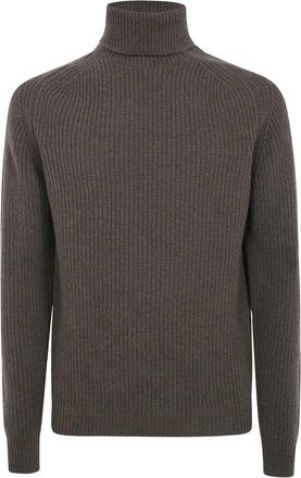 Cruna Ginza Regular Fit Turtleneck - Knitwear - Hombre - Marr&oacute;n - 2XL