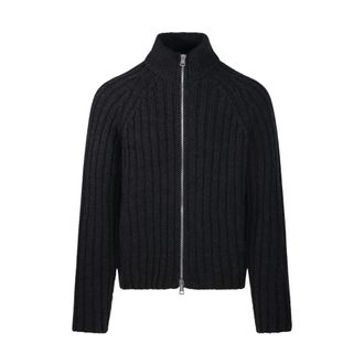 Our Legacy Ultra Zip Funnel Sweater - Heren - Truien - Grijs - Maat: S Wol
