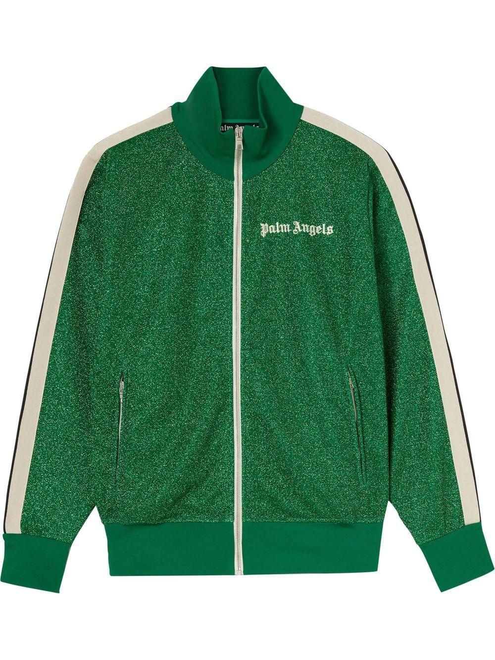 Tracksuit Tuta Palm Angels Rosa E Verde Pantaloni Tuta Viola Nera