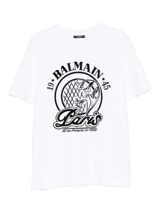 Balmain Quilted Flock T-Shirt