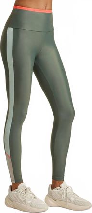 Lanston Element Side Block Legging In Forest