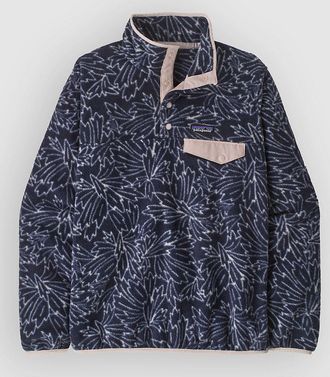Patagonia LW Synch Snap-T Half-Zip Felpa in Pile blu