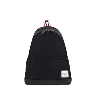 Thom Browne Black Polyester Mens Backpack