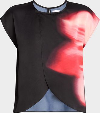 Misa Jessie Satin Top