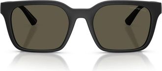 Emporio Armani Vierkante Zonnebril - unisex - Zonnebrillen - Zwart - 54 MM - Accessoires