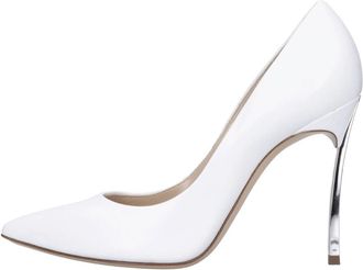 Casadei Wit - Dames - Pumps - Wit - 39 EU - Leer - Schoenen