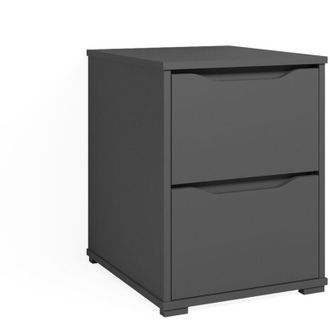 Vicco Comodino camera da letto Ruben, Antracite, 40.2 x 53.6 cm Vicco