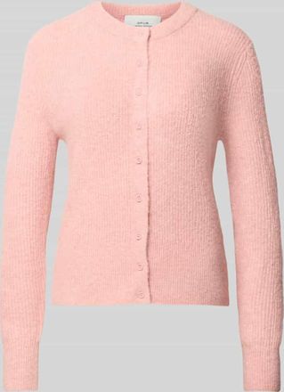 OPUS Strickjacke mit Rundhalsausschnitt Modell Dreni in Hellrosa, Größe 36