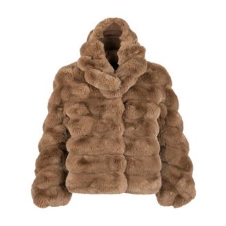 Roberto Ricci Design Court K Hood - Dames - Jassen - Beige - Maat: S Zijde