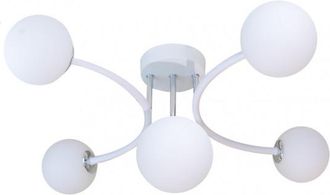 Fabrilamp L&aacute;mpara La Habana 5xg9 Blanco Cromo