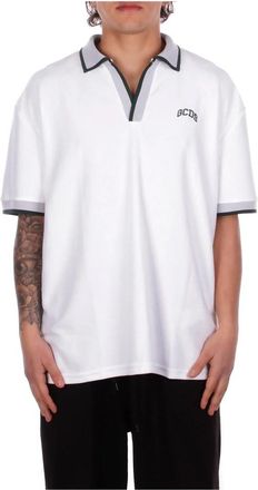 GCDS Polo - Heren - Polos - Wit - S - Wol - Tops