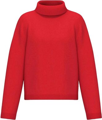 Emme Di Marella Baba Cuello Alto - Knitwear - Mujer - Rojo - XL