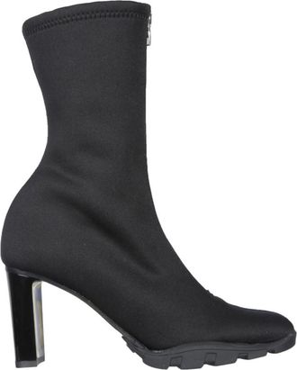 Alexander McQueen Black Leather Boots