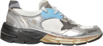 Golden Goose Sneakers, male, Multicolor, 9 UK, Mesh Panel Lace-Up Trainers
