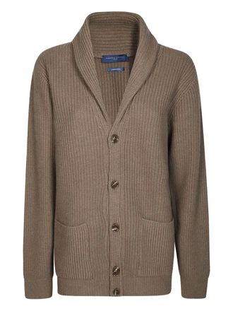Daniele Fiesoli shawl-collar cardigan - men - Fabric - S - Brown