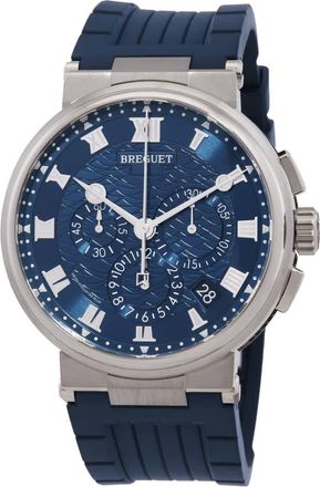 Breguet Marine Chronograph Automatic Blue Dial Mens Watch 5527bb/y2/5wv
