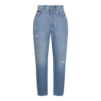 Dolce & Gabbana Vaqueros Mini Ripped - Jeans - Mujer - Azul - XS