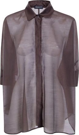 DRHOPE Camicia Oversized 2785.1.4281 3009 Mocha