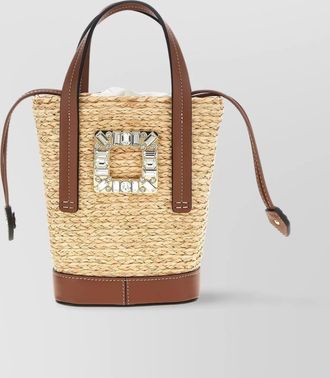 Roger Vivier mini viv bucket bag with adjustable strap