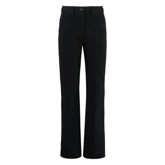 Toteme Wide Trousers, female, Black, W32, Flared trousers