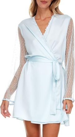 Flora Nikrooz Showstopper Robe in Ice Blue at Nordstrom, Size X-Small