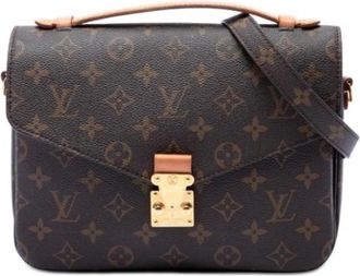 Louis Vuitton Pre-owned Pochette Metis - Dames - Vintage Handtas - Bruin - ONE Size - Vintage