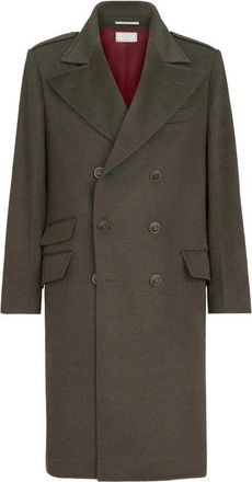 Brunello Cucinelli Hombre, Abrigos, Verde, Talla: S