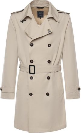 Fay Cotton-Blend Microfaille Trench Coat