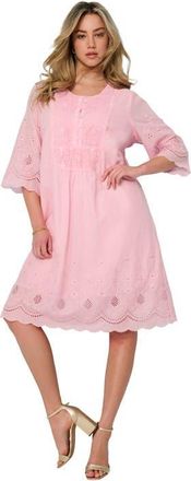 Roaman's Cotton Lace Dress in Primrose at Nordstrom, Size 24