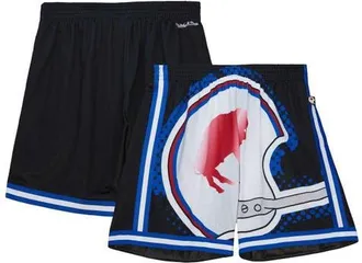 Mitchell & Ness Mens Mitchell & Ness Black Buffalo Bills Big Face 7.0 Fashion Shorts at Nordstrom, Size Xx-Large