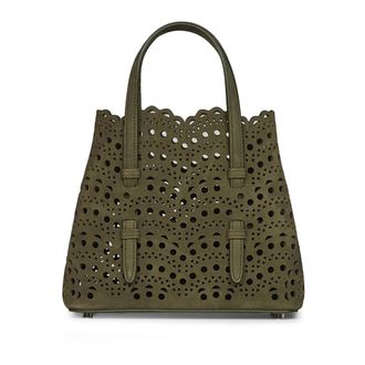 Alaia Mina 20 Bag - female - Ala&iuml;a - Handbags - Green - ONE SIZE - Bags