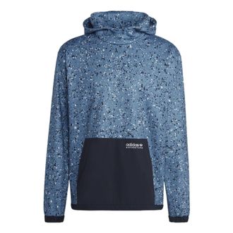 adidas originals Adventure Winter Allover Print Hoodie Altered Blue Multicolor HK5015