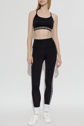 Michael Michael Kors Monogram Leggings, Womens, Black