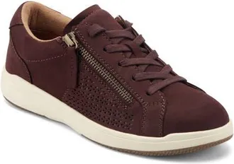 Earth Netta Zip Up Sneaker in Dark Red at Nordstrom, Size 9.5