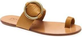 Pedro Garcia Pema Flat Slide Sandal in Honey Vacchetta at Nordstrom Rack, Size 6.5Us / 36.5Eu