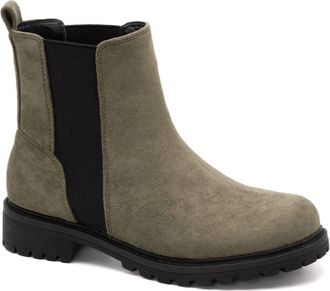 Corkys Footwear Womens Suede Howl Bootie In Green
