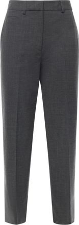 ottod'Ame Grijze Broek Pant Lauren - Dames - Slim Fit Broeken - Grijs - XS - Broeken
