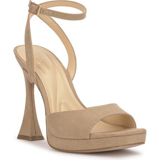 Jessica Simpson Jixte Ankle Strap Platform Sandal in Light Maple Supmcs at Nordstrom Rack, Size 11